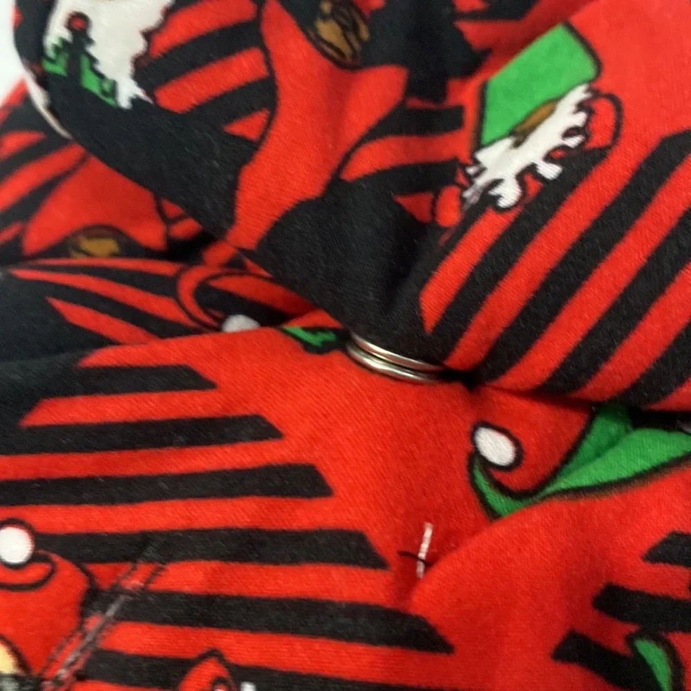 Pup Gnome for the Holidays Dog Hoodie Black/Red Size Medium